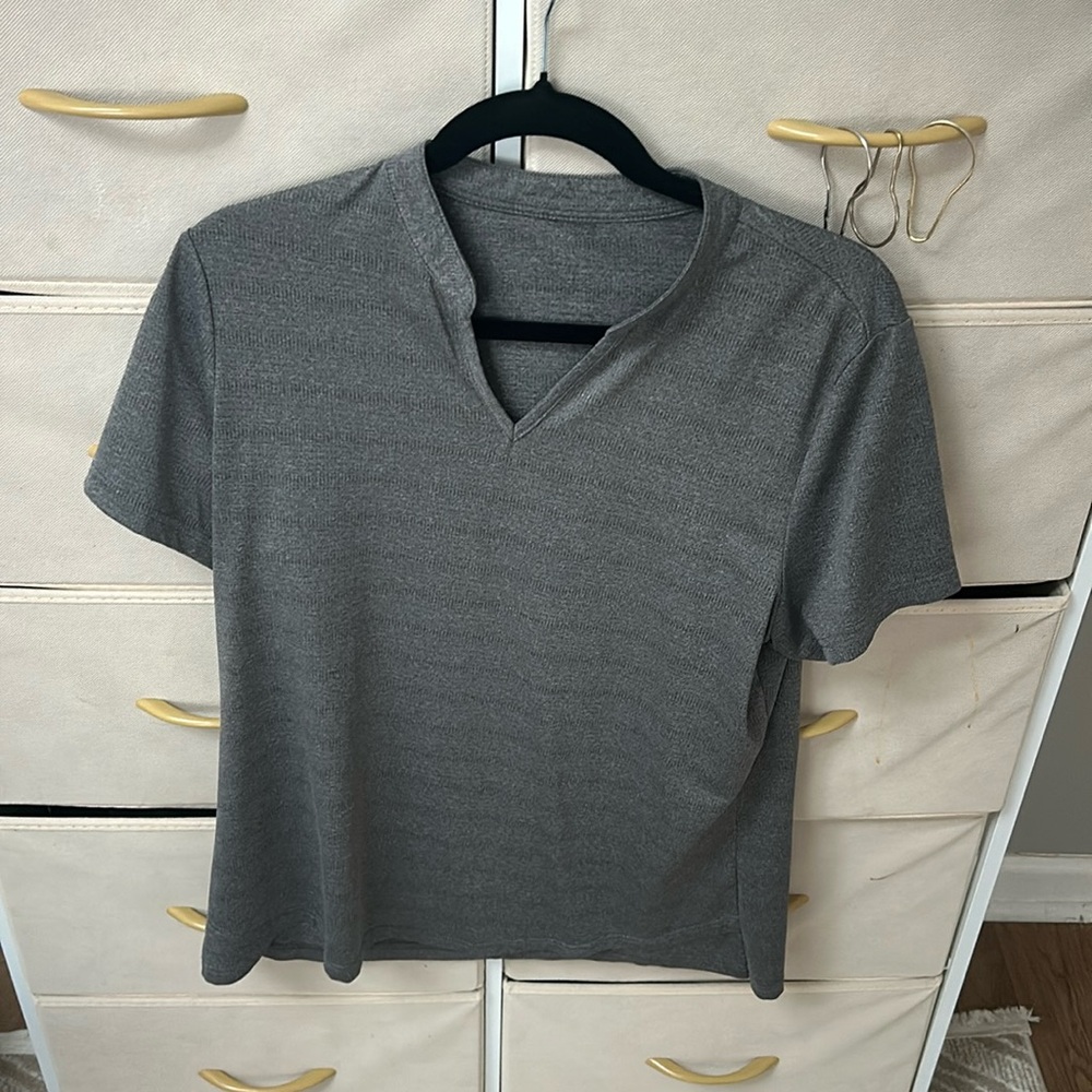 Mock Neck Short Sleeve Athletic Top
